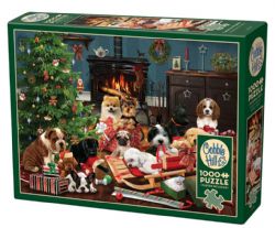 COBBLE HILL CASSE-TÊTE 1000 PIÈCES - CHIOTS DE NOËL